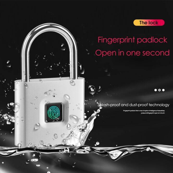 fingerprint-padlock-portable-anti-theft-usb-charging-fingerprint-lock-for-lockers-suitcases-backpacks-etc-can-support