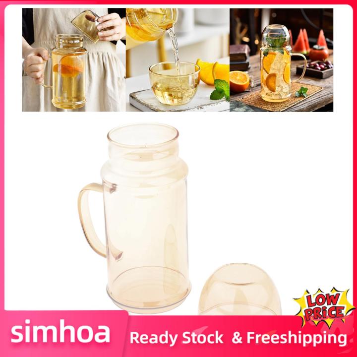 simhoa-เหยือกแก้ว1-1l-โถใส่น้ำความจุมากสำหรับปาร์ตี้ตู้เย็นห้องนอน