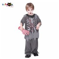 Skeleton Bloody Zombie Boy Costume Halloween Costume For Kids Scary Costume Carnival Skull Ghost Horror Cosplay Fancy Outfit