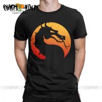Mortal Kombat Logo Tee Shirt Mk11 Popular Fighting Game T Shirt Mens Pure Cotton Novelty T Shirt Short Sleeve Clothes Gift Idea|T-Shirts|   - AliExpress