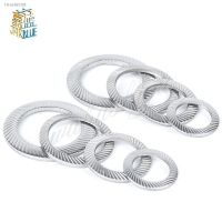 ☃卐 5/10/50Pcs DIN9250 M2.5 M3 M4 M5 M6 M8 M10 M12 M14 -M25 304 Stainless Steel Locking Washer Printing Oblique Washers Lock Washers