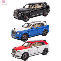 TEQIN 1/22โมเดลรถจำลองหล่อเหล็กอัลลอยด์ Mansory Cullinan สำหรับของตกแต่งบ้าน