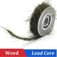 5M Carp Fishing Line Weed Leadcore 35LB 45LB Camo Green Leader Lead Core Carp Rig Line Braided Tackle Fishing Accessories Fishing Lines