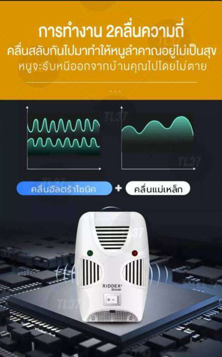 เครื่องไล่หนู-ที่ไล่หนู-riddex-quad-ของแท้รับประกันสินค้า-ปลอดภัย-ควบคุม-150-ตรม-ส่งไวจาก-กทม