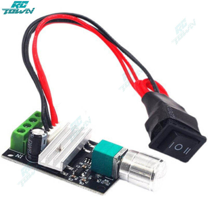Pwm Dc Motor Governor Speed Controller 6v12v24v 3a Fan Speed Governor