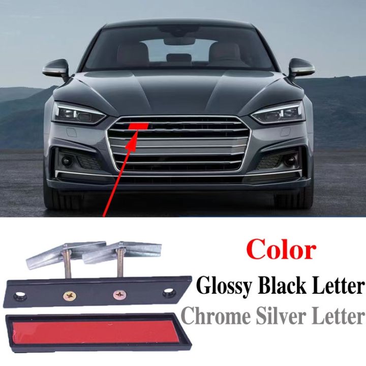 ☸ 3D ABS Car Stickers Decals Front Hood Grill Emblem for Audi S3 S4 S5 S6  S7 S8 RS3 RS4 RS5 RS6 RS7 RS8 SQ3 SQ5 SQ7 SQ8 TTS RSQ3