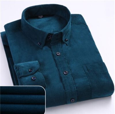 ♦เสื้อ100%คอตตอนผ้าลูกฟูกแขนยาวคอตตอนไซส์ใหญ่พิเศษ22-231248สำหรับผู้ชายสวมใส่สบายสินค้าตามสั่ง
