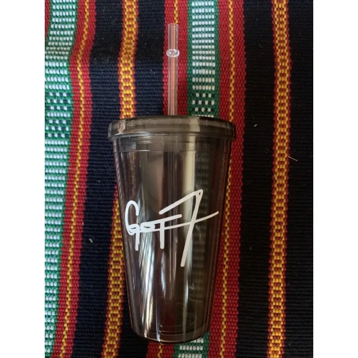 Personalized Customized Clear Acrylic Tumbler with straw and box will acrylic paint stick to