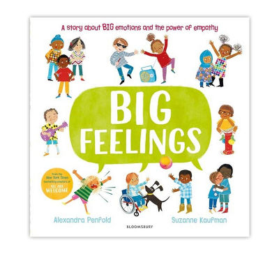 English original big feelings childrens EQ cultivation enlightenment picture book emotion expression emotion management enlightenment picture book