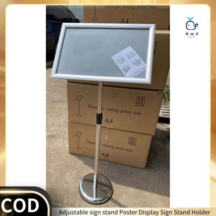 NEW 【BWE】A3/A4 Adjustable Height Sign board Stand Poster Display Sign
