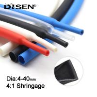 1M 4:1 Dia4mm-40mm Multi-Color Heat Shrink Tube With Glue Dual Wall Adhesive Tubing Heat Shrinkable Tubing Sleeve Wrap Wire Kit Electrical Circuitry P