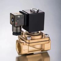 ❉ IP65 2W025-N08/DC12V 24V 110V 220V 1/4 quot;NPT Brass Electric Solenoid Valve Normally Closed Water Air Diesel