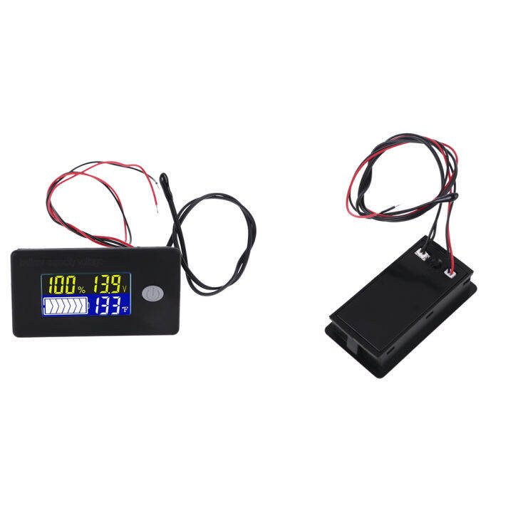 3 in 1 Battery Monitor Temp Display Digital Battery Capacity Tester