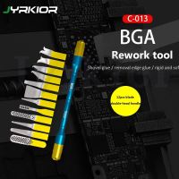 100% Hand Polish Chip Rework Blade Mobile Phone Motherboard Repair Tool Disassemble CPU Scrape Rubber Glue Removal Knife 13 in 1 Tool Sets