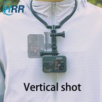 Neck Holder Rotary Extension Arm Vertical Mount for GoPro Hero 10 9 8 7 6 5 Black DJI Osmo Action AKASO EKEN Camera Accessory