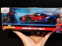 โมเดลรถSpiderman 1:24 โมเดลรถสไปเดอร์แมน Ford GT มีฟิกเกอร์ สไปร์เดอร์แมน  Spiderman 1/24 ราคา ok โมเดลรถของขวัญ