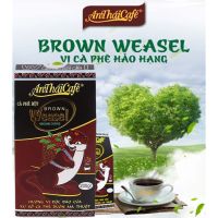 กาแฟขี้ชะมดแท้ กาแฟเวียดนามแท้ BROWN WEASEL กาแฟขี้ชะมดคั่วบด 200g. (Chồn Nâu) AnTháiCafé  AnTháiCafé แท้100%ส่งสินค้า ภายใน3วันทำการ หรือ เร็วกว่า ไม่รับงานรีบเร่ง เด้อจ้าาาา