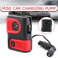 Mini Small Car Air Compressor Inflatable Gauge Pump DC 12V 100PSI Portable Auto Tire Pump Inflator For Car Bicycles Motorcycles Air Compressors  Infla