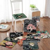 【LZ】 Anime Spy x Family Round Seat Cushion Office Dining Stool Pad Sponge Sofa Mat Non-Slip Outdoor Garden Cushions