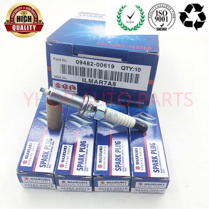 3Pcs 09482-00619 ILMAR7A8 Original Iridium Spark Plug for Mazda Suzuki ...