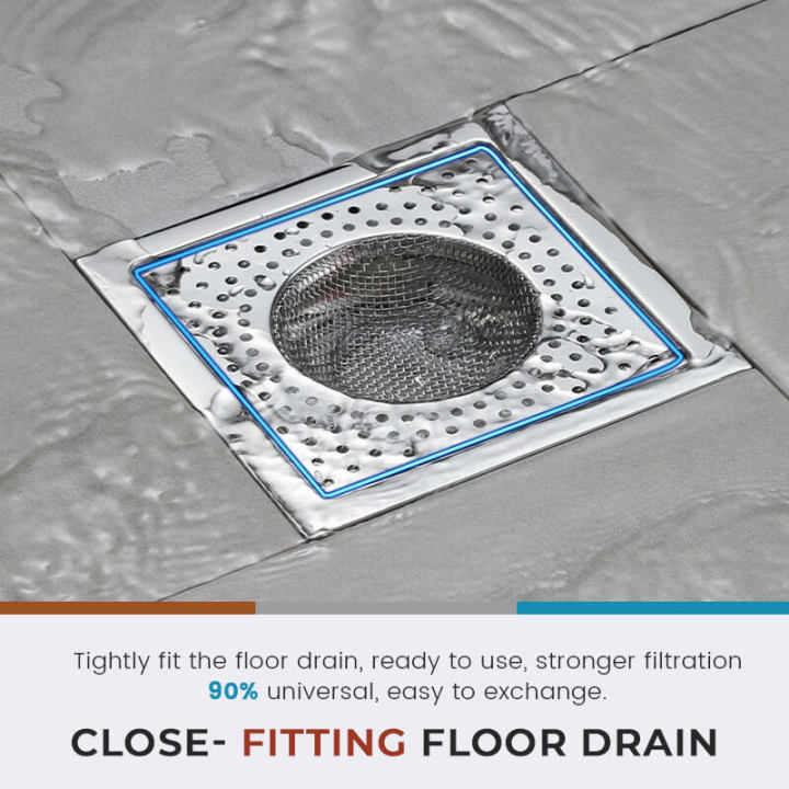 8cm-stainless-steel-floor-drain-strainers-bathroom-kitchen-anti-blocking-sewer-anti-debris-hair-catcher-mesh-cover-drain-filter-by-hs2023