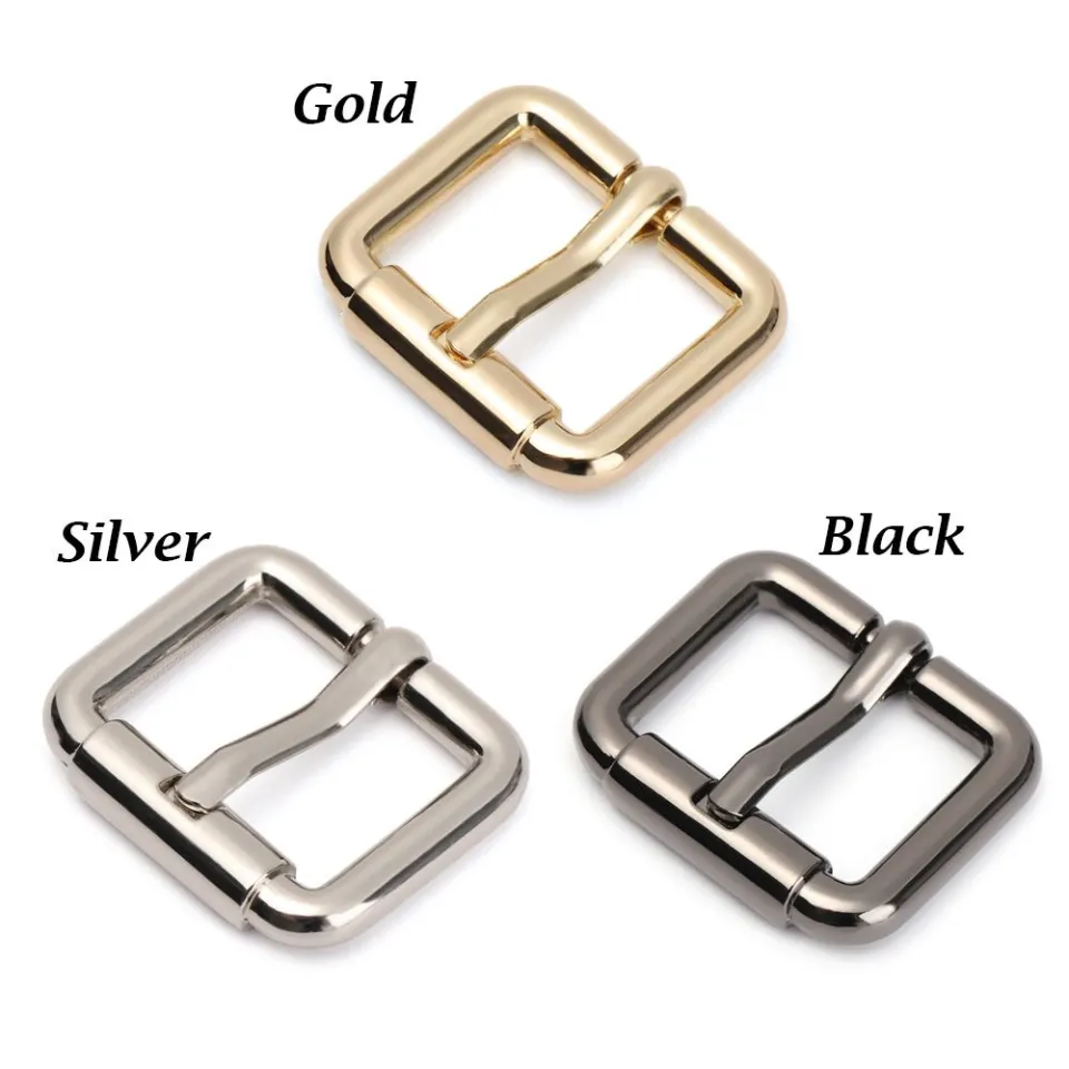 1/2/5pcs Metal Buckle Heavy Duty Hand-Bag Repair Accessories Leather Craft  DIY Belt Web Parts Metal Buckle Shoe Strap Button Adjustable Pin Buckle  Strap Buckle Belt Web Adjustable Pin Buckle Snap Rectangle Ring