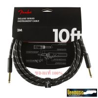 สายแจ็ค FENDER DELUXE SERIES INSTRUMENT CABLE, BLACK TWEED (ตรง-ตรง) (สีดำ)