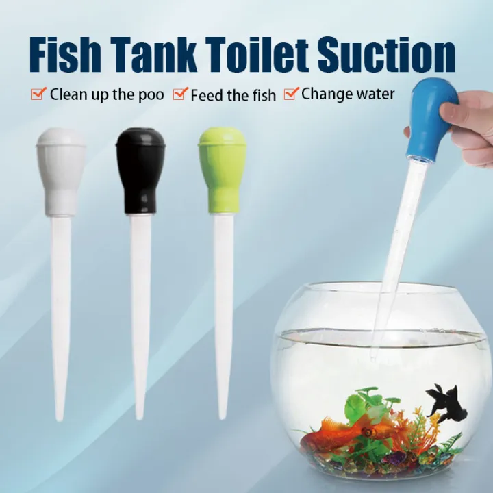 Fish Tank Suction Cleaning Tools Aquarium Pipe Filter Pump Suction Fish