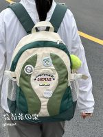 ☁♝♞ Harajuku bump color restoring ancient ways backpack female Japanese ins leisure joker bag lightweight backpacking high school students