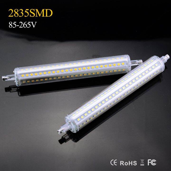 worth-buy-โคมไฟฟลัดไลท์ขนาด118มม-หรี่แสงได้สปอตไลท์ไฟ-led-r7s-78-135-189มม-ไฟ85v-265v-5w-10w-15w-20w-เปลวไฟไม่กระพริบสูง