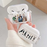 [SOSO 3C accessories] เคส TPU ใสนุ่มสำหรับ Airpods Pro 2 1 3บทคัดย่อแฟชั่นเกาหลี Kpop Band หูฟังไร้สายบลูทูธฝาครอบกรณี