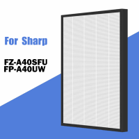 การเปลี่ยนแผ่นกรอง Hepa สำหรับเครื่องฟอกอากาศ Sharp FP-A40UW แผ่นกรองละอองเกสรดอกไม้