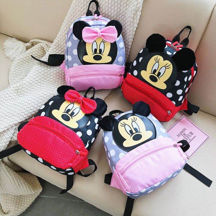 2023-disney-cartoon-backpack-for-baby-boys-girls-minnie-mickey-mouse-children-lovely-schoolbag-kindergarten-schoolbag-kids-gift