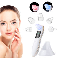 MOAJAZA Blackhead Remover Vacuum Skin Care Tools Red Blue Light Tpy Acne Pores Facial Cleaner Electric Black Spots Removers