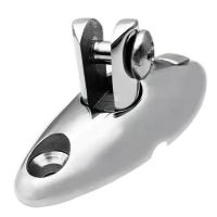 Stainless Steel 316 Ship Top Mount Swivel Deck Hinge Sheep Horn Mountain Seat Quick Release Pin Marine Accessories Accessories