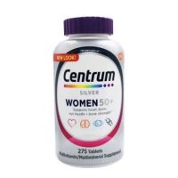 Centrum Silver Women (ฝาม่วงของแท้) ขนาด 275 เม็ด วิตามินรวมออกแบบสำหรับผู้หญิง 50 ปีขึ้นExp.11/2024 เหลือ 4 กระปุก