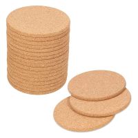 Cork Coasters for Drinks,Bar Coasters Absorbent Heat Resistant Reusable Saucers for Drink Wine Glasses Cups Mugs