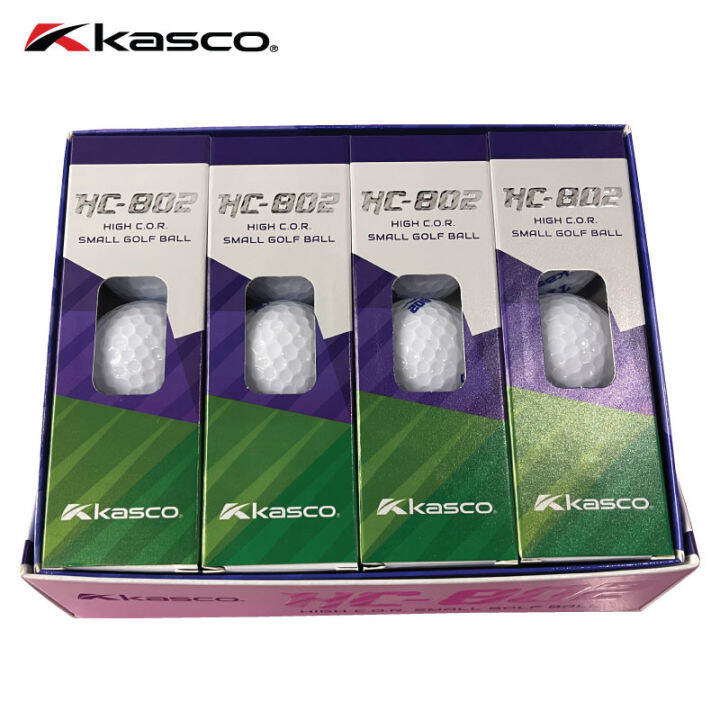 ซื้อ-1-โหล-แถมฟรี-1-โหล-kasco-new-hc-802-hicor-small-golf-ball-buy-1-dz-get-1-dz-free-2dz-ลูกกอล์ฟ-2ชั้น-ตีไกล-hicor-ช่วยเพิ่มระยะ-สำหรับผู้ชาย