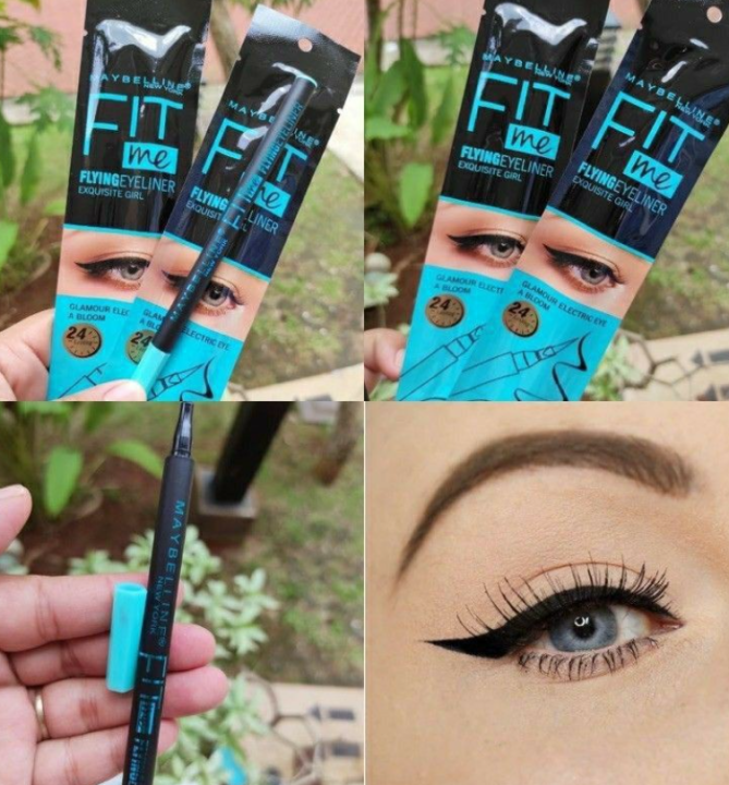 SPIDOL EYELINER MAYBELLINE FIT ME WATERPROOF BIRU Lazada Indonesia