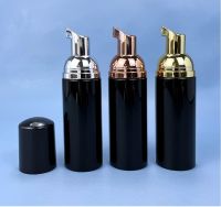 1pcs Empty 60ml Bright Black Foaming bottle Dispenser Suds Soap Foam Container Portable Convenient refillable Bottles