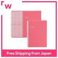 แลป Lith. Twist Notebook Pastelo 10 B6 N1969-210สีแดง