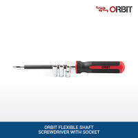 flexible shaft screw driver  ไขควงก้านยืดหยุ่นออบิท  พร้อม หัวบล็อกเปลี่ยนได้ 3ขนาด