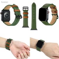 ☢สายสายนาฬิกาข้อมือหนังแท้สำหรับสายนาฬิกาแอปเปิ้ลกำไลข้อมือสายรัด Iwatch สำหรับสายนาฬิกาข้อมือกีฬาอุปกรณ์เสริมใหม่มาแรง