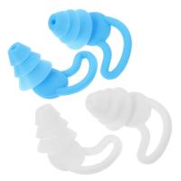 2 Pairs Toy Noise Cancelling Ear Silicone Plugs Sleeping Mute Snoring Women Silica Gel Swimming Adult Man Concert