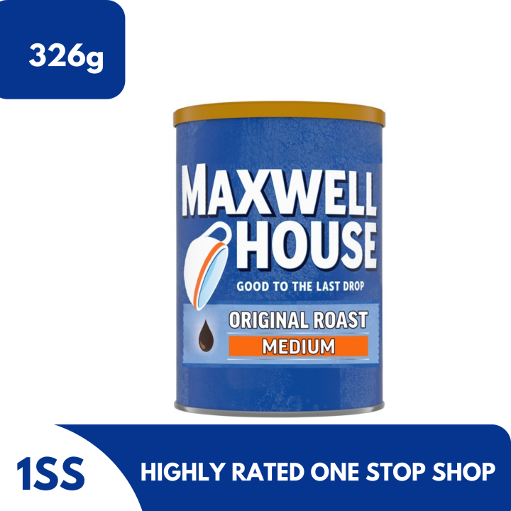 Maxwell House Original Roast Medium Ground Coffee, 326g Lazada PH