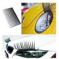 Auto eyelashes Fashion Car eyelashes AB LOGO stickers Lashes decal Accessories STEREO Car stickers