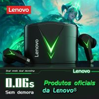 Lenovo LP6หูฟังบลูทูธไร้สายรุ่นใหม่หูฟังเล่นเกม TWS,หูฟังบลูทูธไร้สายพร้อมชุดหูฟังโหมดคู่ลดเสียงรบกวนสำหรับเล่นเกม E-Sports เล่นเพลง