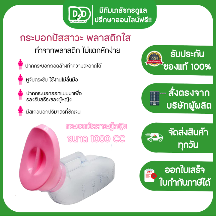 กระบอกปัสสาวะผู้หญิง-comfort-ชนิดใส-1000ml-กระบอกปัสสาวะผู้ชาย-ขนาด-800-ml