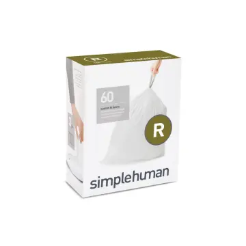 Buy Garbage bags x 20 - CODE Q - white 50l by Simplehuman at