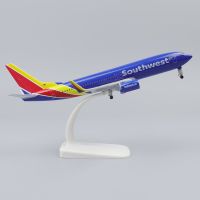 Metal Aircraft Model 20cm 1:400 U.s. Southwest B737 Metal Replica Alloy Material With Landing Gear Wheels Ornament Toy Boy Gift